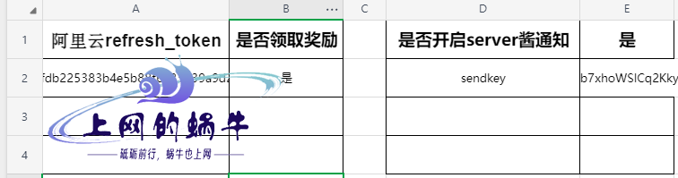 白嫖阿里云盘免费容量自动签到脚本-上网的蜗牛